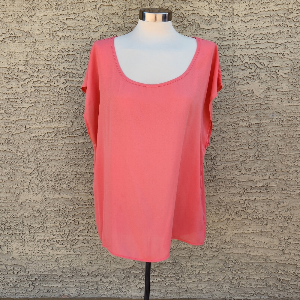 Forever Coral blouse